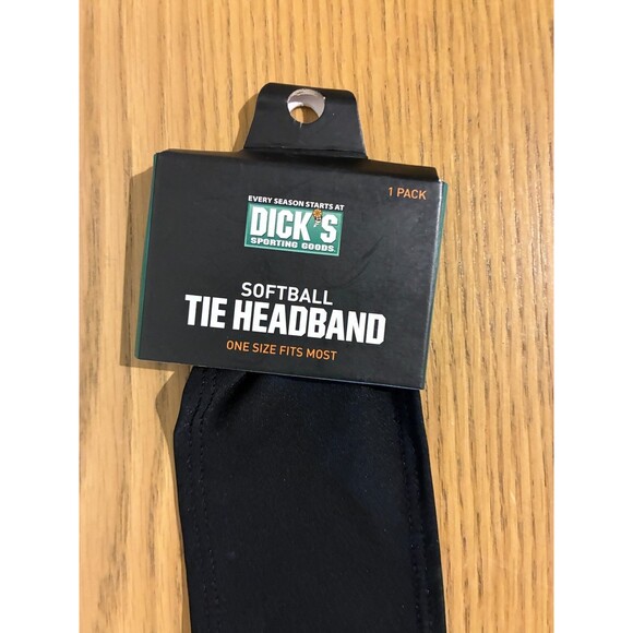 NWT Dick's Sporting Goods "Home Run" Softball Tie Headband - Picture 3 of 4